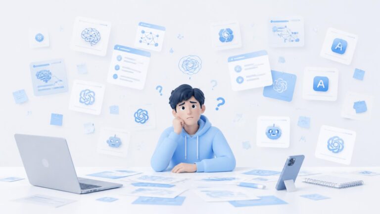 AI学習が続かない理由とは？初心者がハマる「比較沼」の抜け出し方 – Copy